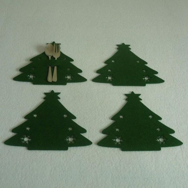 4pcs christmas decoration cutlery storage bag tree gift dinning table knives and forks pockets tableware holder mats & pads
4pcs christmas decoration cutlery storage bag tree gift dinning table knives and forks pockets tableware holder mats & pads