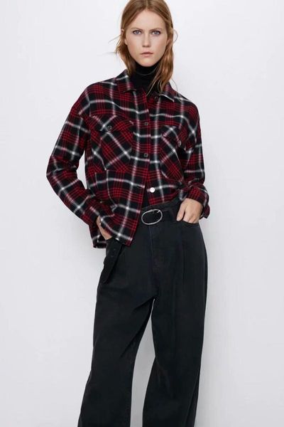 women's blouses & shirts 2021 spring summer thickened plaid plus size zaraing women shirt blouse vadiming sheining female clothes xdn9, White
women's blouses & shirts 2021 spring summer thickened plaid plus size zaraing women shirt blouse vadiming sheining female clothes xdn9, White
