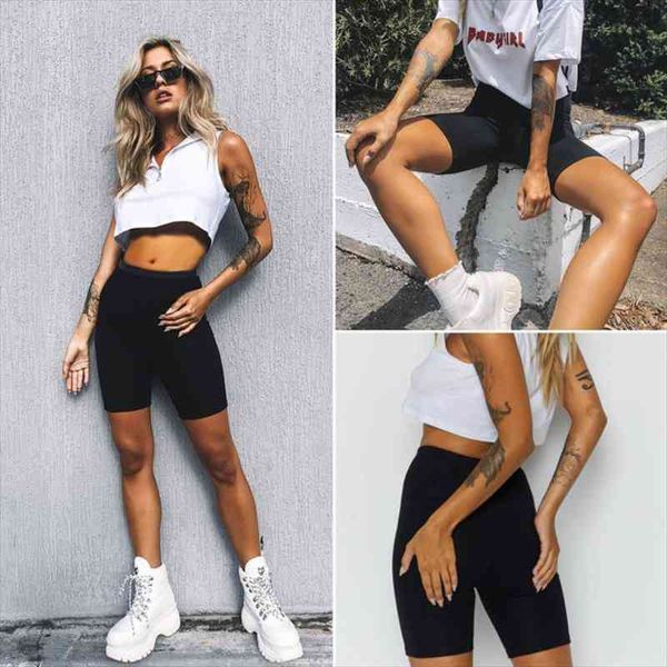 summer cycling stretch plain women short casual sports fitness elastic waist black slim, White;black
summer cycling stretch plain women short casual sports fitness elastic waist black slim, White;black
