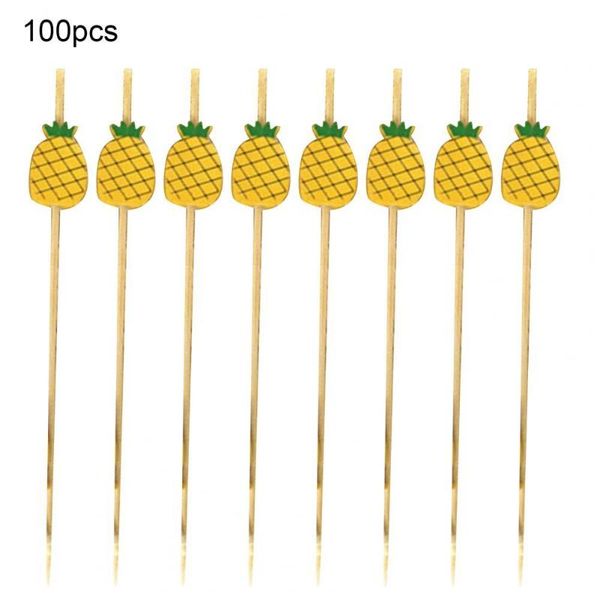 100pcs/bag bamboo picks eco-friendly anti-deform cocktail for cake wine glass decoration bar party supplies forks
100pcs/bag bamboo picks eco-friendly anti-deform cocktail for cake wine glass decoration bar party supplies forks