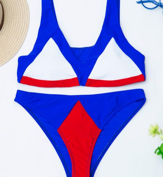 one-piece suits splicing mid waist swimwear female swimsuit two-pieces bikini set patchwork suit swim women two pieces cn(origin)
one-piece suits splicing mid waist swimwear female swimsuit two-pieces bikini set patchwork suit swim women two pieces cn(origin)