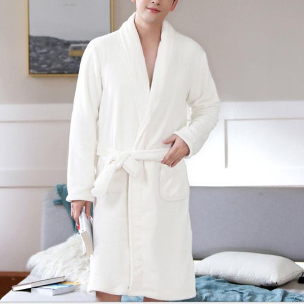 men's sleepwear men casual wine red kimono bathrobe autumn winter flannel long robe thicken warm soft nightgown male home, Black;brown
men's sleepwear men casual wine red kimono bathrobe autumn winter flannel long robe thicken warm soft nightgown male home, Black;brown
