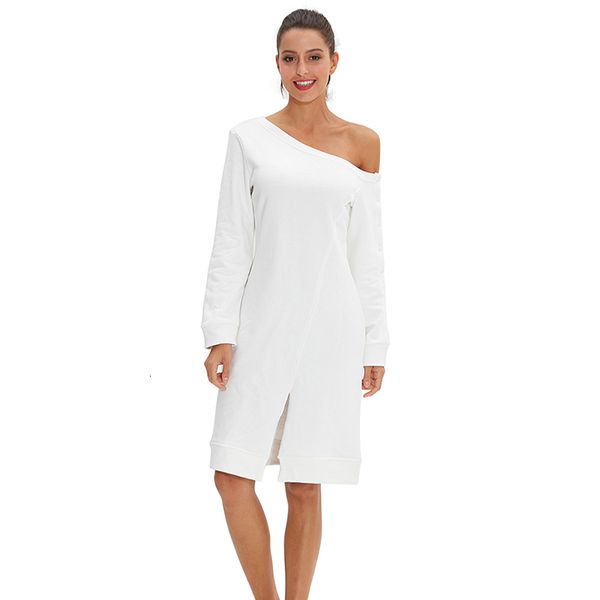 dress high quality off the shoulder dressed in cotton knee-length split autumn gowns m3072, Black;gray
dress high quality off the shoulder dressed in cotton knee-length split autumn gowns m3072, Black;gray