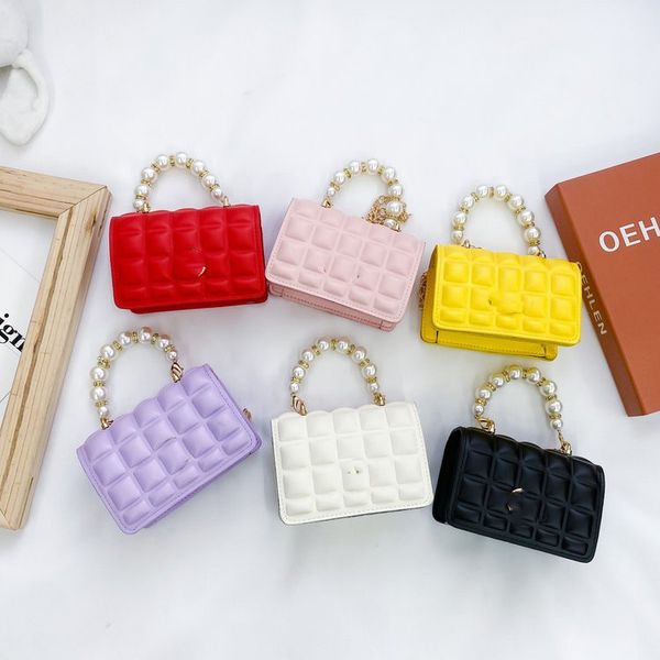 luxury kids pearl chain handbags designer girls silk scarves letter checkered crossbody bag children one shoulder bags women mini purse a731, Black
luxury kids pearl chain handbags designer girls silk scarves letter checkered crossbody bag children one shoulder bags women mini purse a731, Black