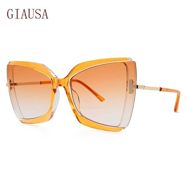 sunglasses giausa european and american fashion big frame cat's eye butterfly women's trend yellow, White;black
sunglasses giausa european and american fashion big frame cat's eye butterfly women's trend yellow, White;black