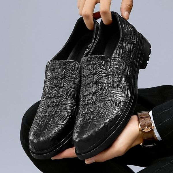 genuine leather men's shoes england fashion business casual lightweight non-slip comfortable dad sheos men big size 49 dress, Black
genuine leather men's shoes england fashion business casual lightweight non-slip comfortable dad sheos men big size 49 dress, Black