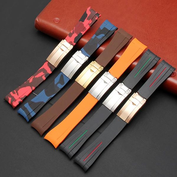 watch bands 20mm rubber strap camouflage for submarine gmt bracelet watchband oyster 116610 explorer stainless pagani, Black;brown
watch bands 20mm rubber strap camouflage for submarine gmt bracelet watchband oyster 116610 explorer stainless pagani, Black;brown