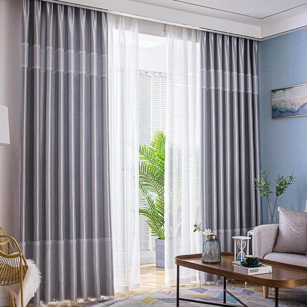 gray modern striped blackout curtains for bedroom living room window brown eyelet curtain customized & drapes
gray modern striped blackout curtains for bedroom living room window brown eyelet curtain customized & drapes