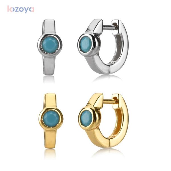 hoop & huggie lozoya 925 sterling silver 7.5mm turquoise luxury cz zircon pave huggies 2021 fashion loop circle round jewelry, Golden;silver
hoop & huggie lozoya 925 sterling silver 7.5mm turquoise luxury cz zircon pave huggies 2021 fashion loop circle round jewelry, Golden;silver