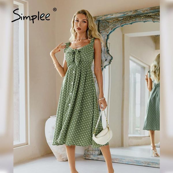 casual dresses simplee yellow polka dot print spaghetti strap dress v-neck summer women with bow 2021 boho sleeveless wrap vestidos, Black;gray
casual dresses simplee yellow polka dot print spaghetti strap dress v-neck summer women with bow 2021 boho sleeveless wrap vestidos, Black;gray