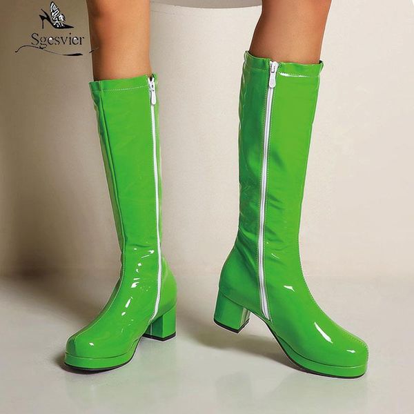 boots sgesvier size 48 women knee high candy color shoes woman shiny gloss patent leather night club pole dance, Black
boots sgesvier size 48 women knee high candy color shoes woman shiny gloss patent leather night club pole dance, Black