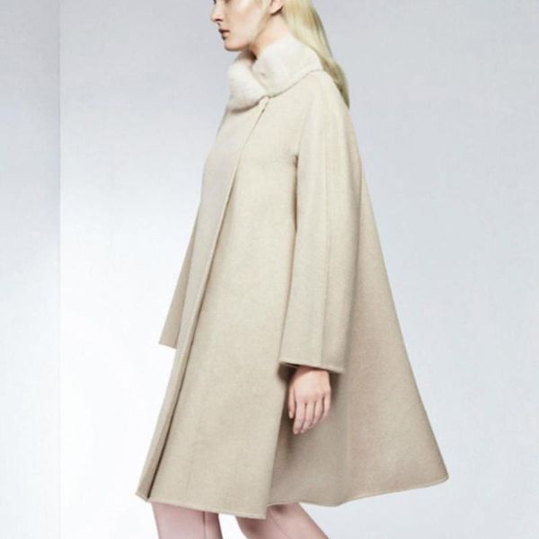 women's wool & blends women 2021 winter stand collar fashion warm woolen cloak blend loose autumn cape coat poncho cardigan, Black
women's wool & blends women 2021 winter stand collar fashion warm woolen cloak blend loose autumn cape coat poncho cardigan, Black