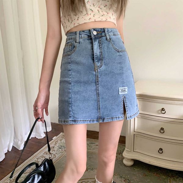 denim split skirt women's high waist small bag buttock a-line mid long in summer 2021, Black
denim split skirt women's high waist small bag buttock a-line mid long in summer 2021, Black