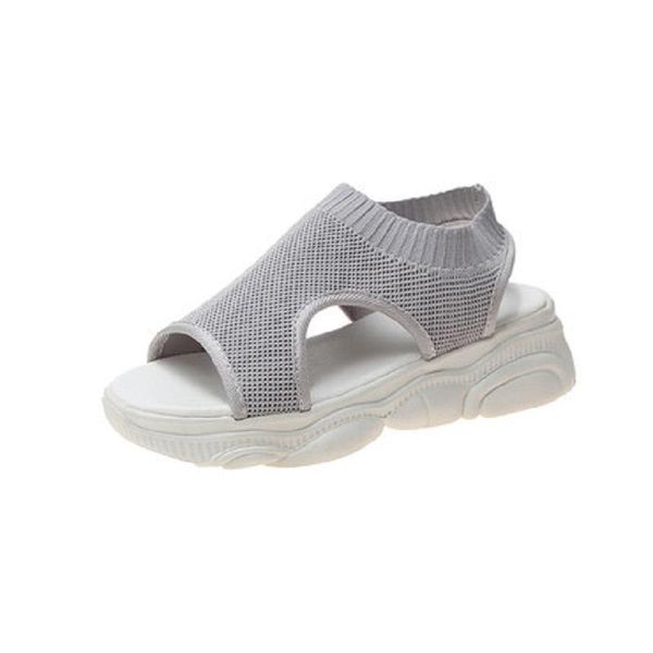 summer fish mouth fashion student wild casual mesh breathable fairy wind sandals female tide flat platform shoes, Black
summer fish mouth fashion student wild casual mesh breathable fairy wind sandals female tide flat platform shoes, Black