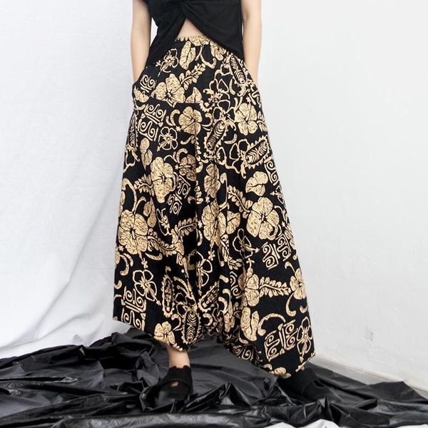 women's pants & capris xuxi 2021 women long print loose wild casual ladies europe fashion cotton high waist female pluz size fz0258, Black;white
women's pants & capris xuxi 2021 women long print loose wild casual ladies europe fashion cotton high waist female pluz size fz0258, Black;white