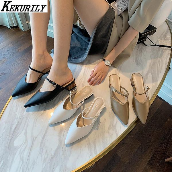 chunky heels mules women pointed toe slippers casual buckle slides slip on shoes sandals black white khaki zapatos de mujer
chunky heels mules women pointed toe slippers casual buckle slides slip on shoes sandals black white khaki zapatos de mujer