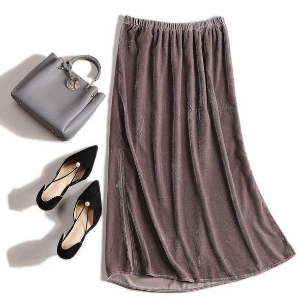 skirts 2021 autumn women plus size fashion s-6xl elastic waist winter velour a-line long velvet skirt office work elegant, Black
skirts 2021 autumn women plus size fashion s-6xl elastic waist winter velour a-line long velvet skirt office work elegant, Black