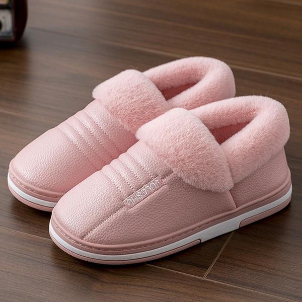 slippers home women thick sole couple non-slip floor men shoes warm plush for ladies bedroom female flat, Black
slippers home women thick sole couple non-slip floor men shoes warm plush for ladies bedroom female flat, Black