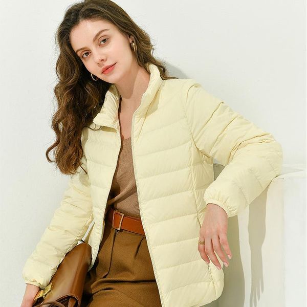 women's vests 2021 solid long sleeve ultralight down jacket fashion stand collar parkas portable outerwear winter duck puffer, Black;white
women's vests 2021 solid long sleeve ultralight down jacket fashion stand collar parkas portable outerwear winter duck puffer, Black;white