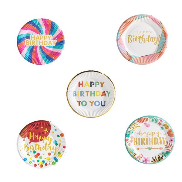disposable dinnerware 10 pieces party dinner plate set 7 inch color paper printing bronzing birthday wedding decoration
disposable dinnerware 10 pieces party dinner plate set 7 inch color paper printing bronzing birthday wedding decoration