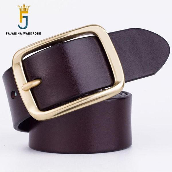 fashion 100% genuine leather retro men's solid brass clasp buckle belts for men 3.8cm wide n17fj116, Black;brown
fashion 100% genuine leather retro men's solid brass clasp buckle belts for men 3.8cm wide n17fj116, Black;brown