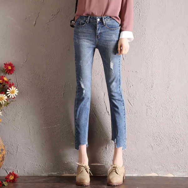 women's jeans cropped women's brem pants spring short sliced internet ins celebrity high waist straight cut 9v3y, Blue
women's jeans cropped women's brem pants spring short sliced internet ins celebrity high waist straight cut 9v3y, Blue