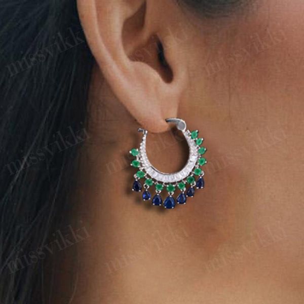hoop & huggie soramoore multi color stone earrings for women dance party appointment jewelry statement 5 colors trendy, Golden;silver
hoop & huggie soramoore multi color stone earrings for women dance party appointment jewelry statement 5 colors trendy, Golden;silver