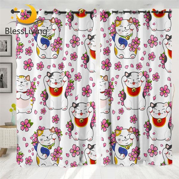 curtain & drapes blessliving lucky cat for living room cherry blossoms bedroom japanese window 1pc welcoming gardinen
curtain & drapes blessliving lucky cat for living room cherry blossoms bedroom japanese window 1pc welcoming gardinen