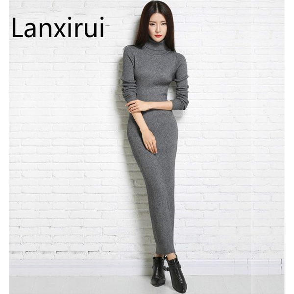 sweater dress knitted woman cashmere sweaters dresses warm winter long sleeve slim female pullovers turtleneck maxi elegant, Black;gray
sweater dress knitted woman cashmere sweaters dresses warm winter long sleeve slim female pullovers turtleneck maxi elegant, Black;gray