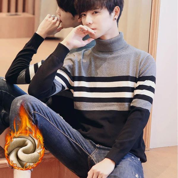 men's sweaters fashion casual slim fit basic turtleneck knitted sweater high collar pullover male autumn winter warm men clothing, White;black
men's sweaters fashion casual slim fit basic turtleneck knitted sweater high collar pullover male autumn winter warm men clothing, White;black