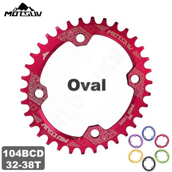 bike heels & chainwheels motsuv 104bcd oval narrow wide chainring mtb mountain bicycle 32t 34t 36t 38t crankset single tooth plate part
bike heels & chainwheels motsuv 104bcd oval narrow wide chainring mtb mountain bicycle 32t 34t 36t 38t crankset single tooth plate part