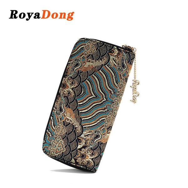 wallets royadong 2021 brand women embroidery long fashion female purse card holder clutch bags lady money, Red;black
wallets royadong 2021 brand women embroidery long fashion female purse card holder clutch bags lady money, Red;black