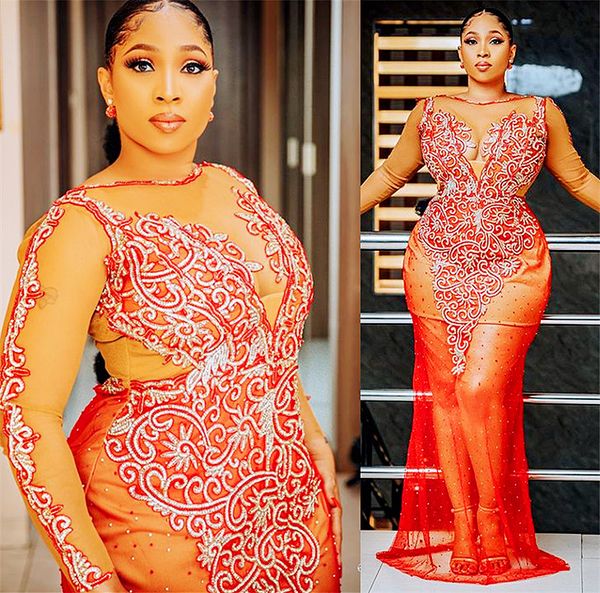 2021 plus size arabic aso ebi luxurious lace beaded prom dresses sheer neck long sleeves evening formal party second reception gowns dress z, Black
2021 plus size arabic aso ebi luxurious lace beaded prom dresses sheer neck long sleeves evening formal party second reception gowns dress z, Black