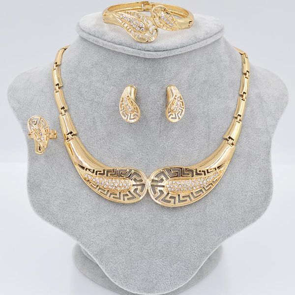 wedding jewelry sets zea dear selling bridal for women zircon pillar necklace earrings ring bracelet, Slivery;golden
wedding jewelry sets zea dear selling bridal for women zircon pillar necklace earrings ring bracelet, Slivery;golden