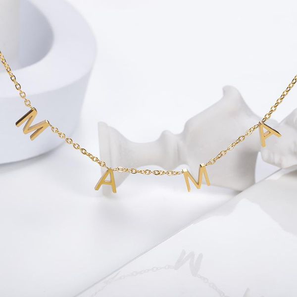 pendant necklaces stainless steel mama letter for women nameplate jewelry rose gold initials mom motherday gifts 2021, Silver
pendant necklaces stainless steel mama letter for women nameplate jewelry rose gold initials mom motherday gifts 2021, Silver