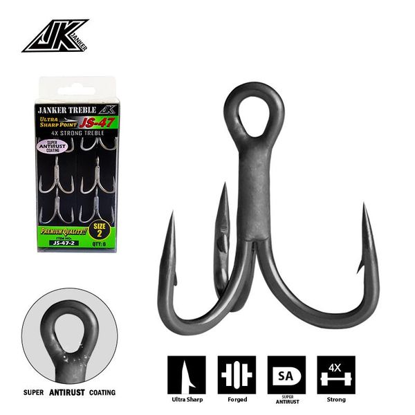 fishing hooks js-47 boat super antirust triple hook gray color 4x strong fishhook #8~5/0 tee
fishing hooks js-47 boat super antirust triple hook gray color 4x strong fishhook #8~5/0 tee