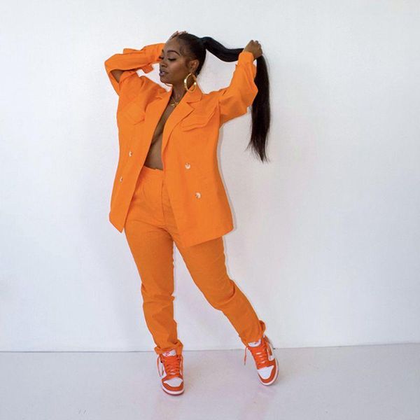 women's two piece pants trendy solid 2 set women fall long sleeve button up shirt coat pockets length streetwear matching sets, White
women's two piece pants trendy solid 2 set women fall long sleeve button up shirt coat pockets length streetwear matching sets, White