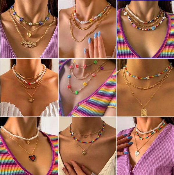 chains vivilady bohemia ethnic handmade beaded acrylic weave heart angel pearl flowers necklace female jewelry gift beach drop, Silver
chains vivilady bohemia ethnic handmade beaded acrylic weave heart angel pearl flowers necklace female jewelry gift beach drop, Silver