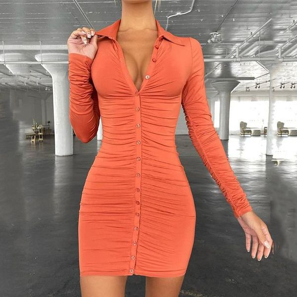 casual dresses 2021 summer women's vintage bodycon single-breasted simply ruched slim dress, Black;gray
casual dresses 2021 summer women's vintage bodycon single-breasted simply ruched slim dress, Black;gray