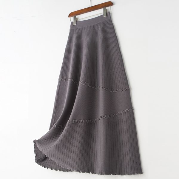 skirts high waist knitted women winter a-line long chic autumn pleated faldas jupe femme saia 871g, Black
skirts high waist knitted women winter a-line long chic autumn pleated faldas jupe femme saia 871g, Black