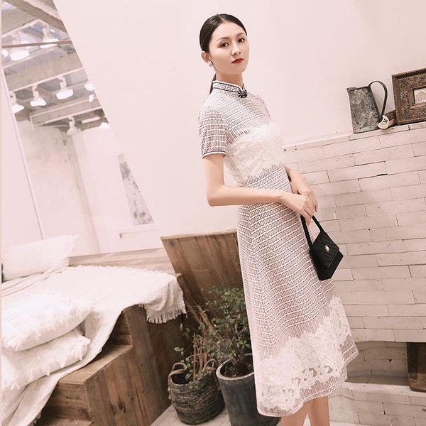 republican style improved cheongsam dress mid-length short-sleeved stand-up collar lace skirt slim long b454 ethnic clothing, Red
republican style improved cheongsam dress mid-length short-sleeved stand-up collar lace skirt slim long b454 ethnic clothing, Red