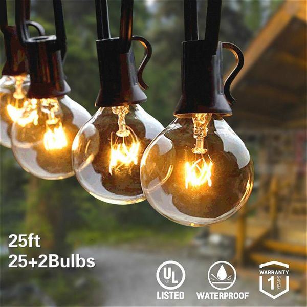 strings 25ft outdoor patio string light christmas g40 globe festoon bulb fairy party garden garland wedding decorative
strings 25ft outdoor patio string light christmas g40 globe festoon bulb fairy party garden garland wedding decorative