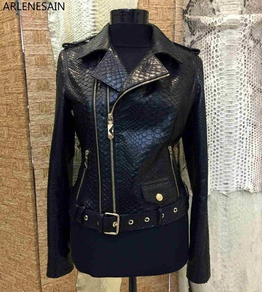 women's jackets arlenesain custom 2021 fashion python leather snake skin black luxury motorcycle biker jacket, Black;brown
women's jackets arlenesain custom 2021 fashion python leather snake skin black luxury motorcycle biker jacket, Black;brown