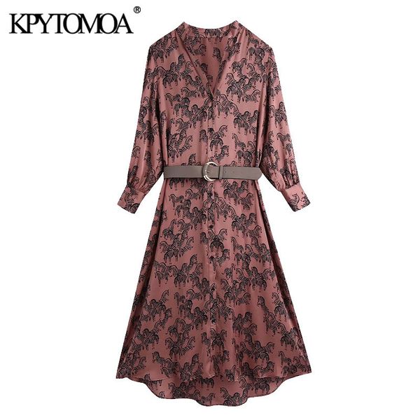 women chic fashion with belt animal print cozy midi dress vintage v neck button-up female dresses vestidos mujer 210416, Black;gray
women chic fashion with belt animal print cozy midi dress vintage v neck button-up female dresses vestidos mujer 210416, Black;gray
