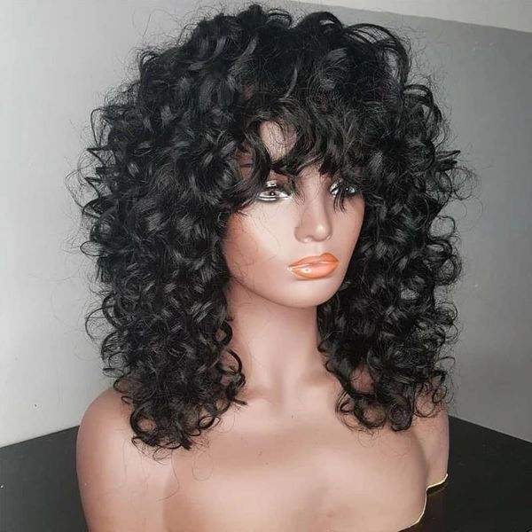 lace wigs peruvian loose curl 13x6 front human hair with bangs 200density glueless fringe pre plucked baby for women, Black;brown
lace wigs peruvian loose curl 13x6 front human hair with bangs 200density glueless fringe pre plucked baby for women, Black;brown