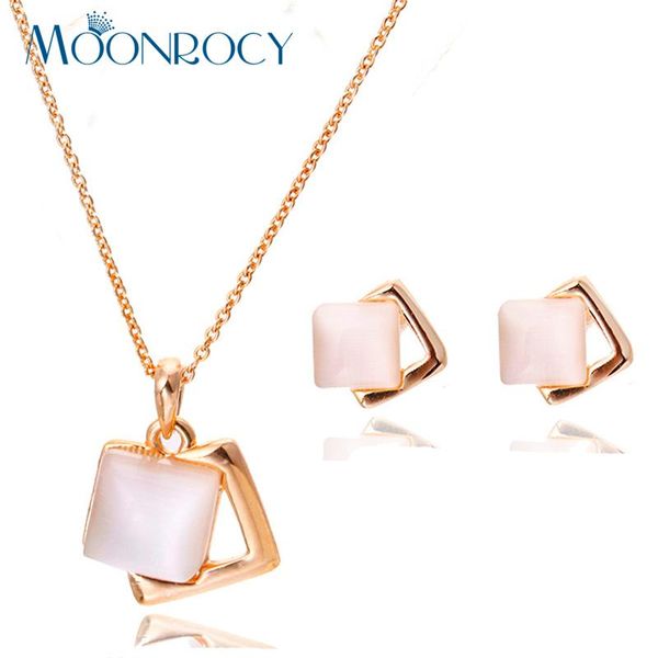 earrings & necklace moonrocy drop italina jewelry crystal opal and earring set rose gold color for women square shape gift, Silver
earrings & necklace moonrocy drop italina jewelry crystal opal and earring set rose gold color for women square shape gift, Silver