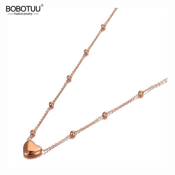 pendant necklaces bobotuu romantic stainless steel love heart charm jewelry classic wedding necklace for women collier bn20082, Silver
pendant necklaces bobotuu romantic stainless steel love heart charm jewelry classic wedding necklace for women collier bn20082, Silver