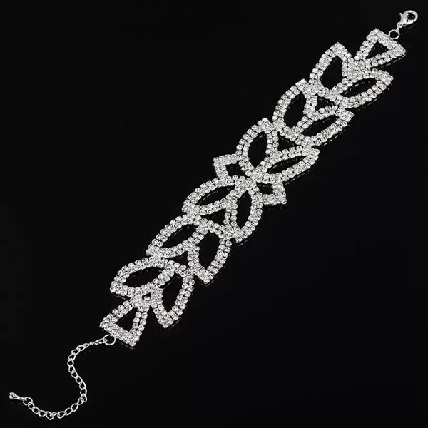 fashion flower crystal charm bracelets for women bangle pulseras mujer female wedding jewelry accessories, Golden;silver
fashion flower crystal charm bracelets for women bangle pulseras mujer female wedding jewelry accessories, Golden;silver
