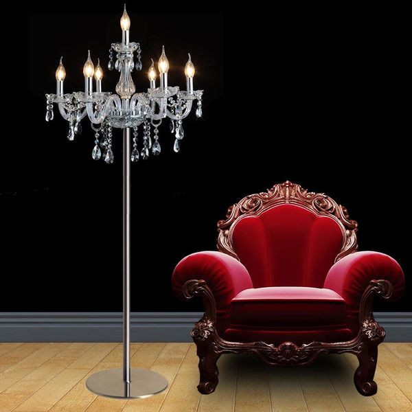 wedding 5-7 arms vertical led candle floor lighting glass silver standing lamp european crystal living room lambader lamps
wedding 5-7 arms vertical led candle floor lighting glass silver standing lamp european crystal living room lambader lamps