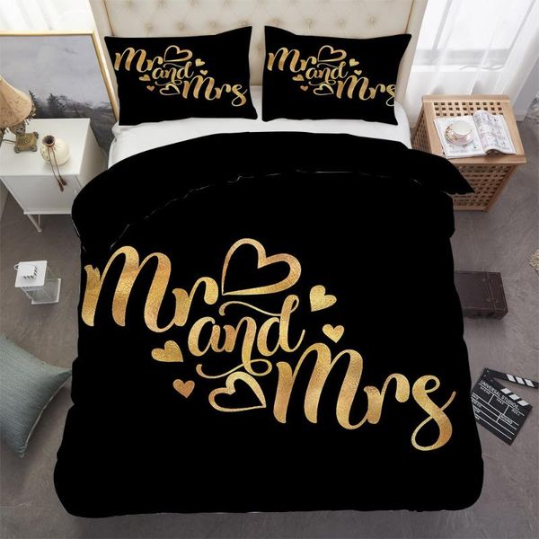 bedding sets mr and mrs single full king size printing luxury quilt cover comfortable duvet set
bedding sets mr and mrs single full king size printing luxury quilt cover comfortable duvet set